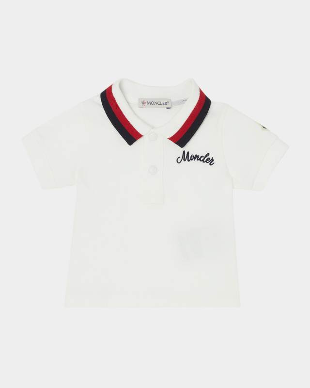 Boy's Embroidered Logo Polo Shirt, Size 6M-3
